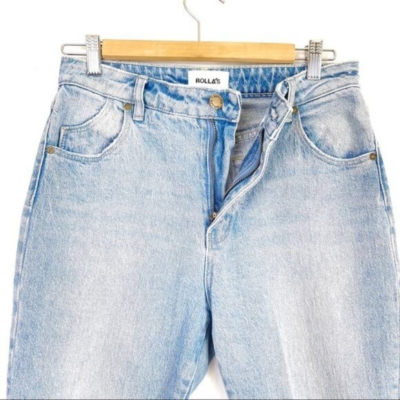 ROLLAS AUSSIE MILLER MID-HIGH RISE SLIM JEANS STRAIGHT LEG 28 - Picture 3 of 10